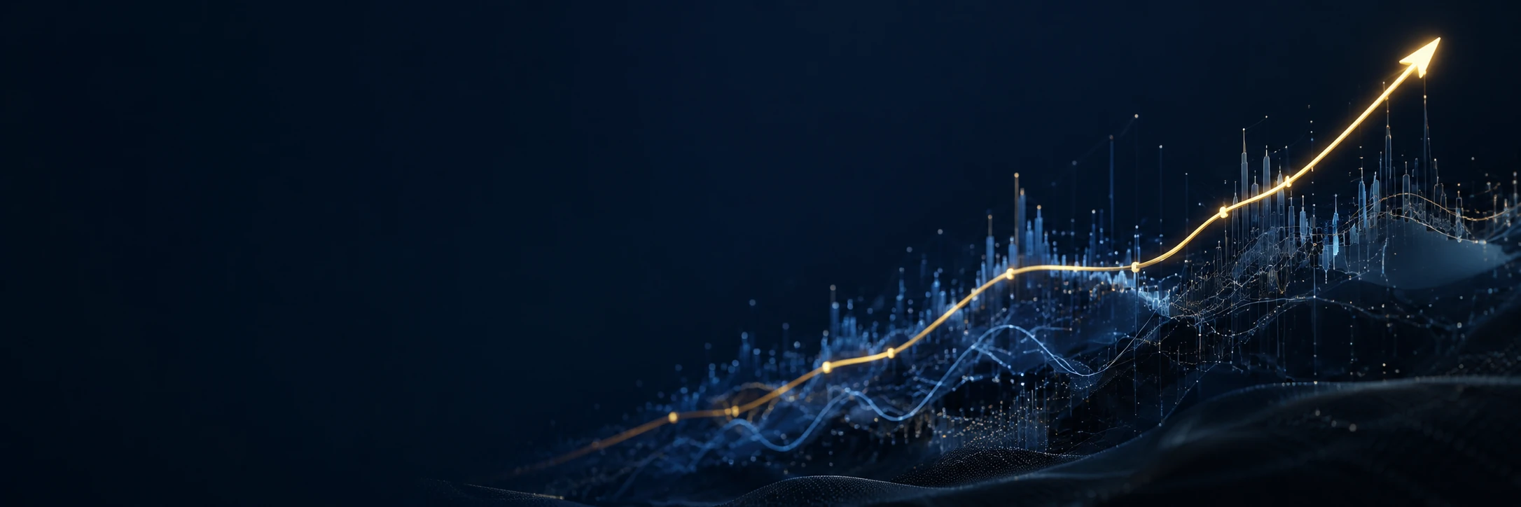 Algorithmic Predictions LinkedIn cover photo for data science and AI
