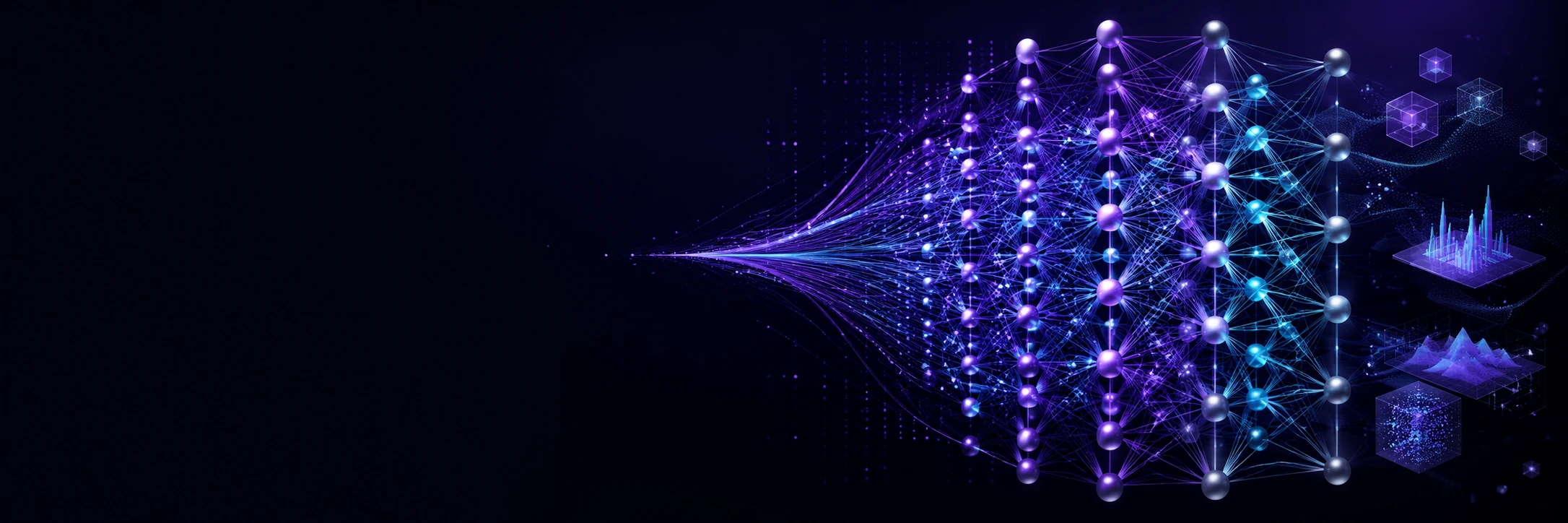 The Neural Network LinkedIn cover photo for data science and AI