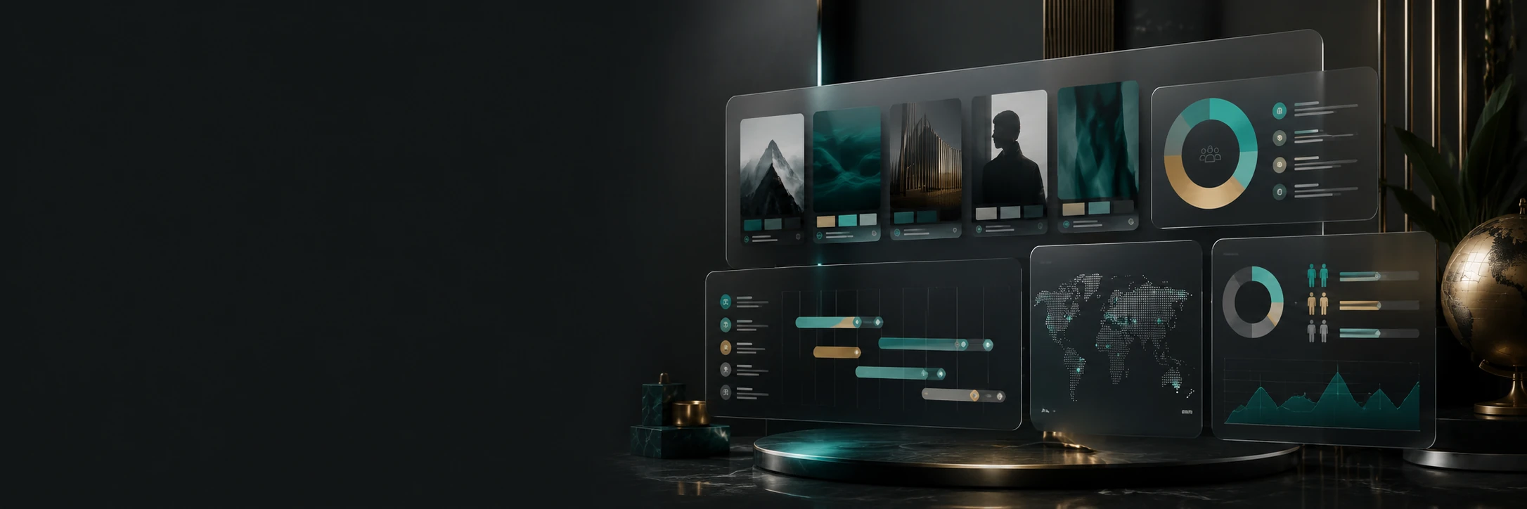 The Campaign Command Center LinkedIn cover photo for marketing management and leadership