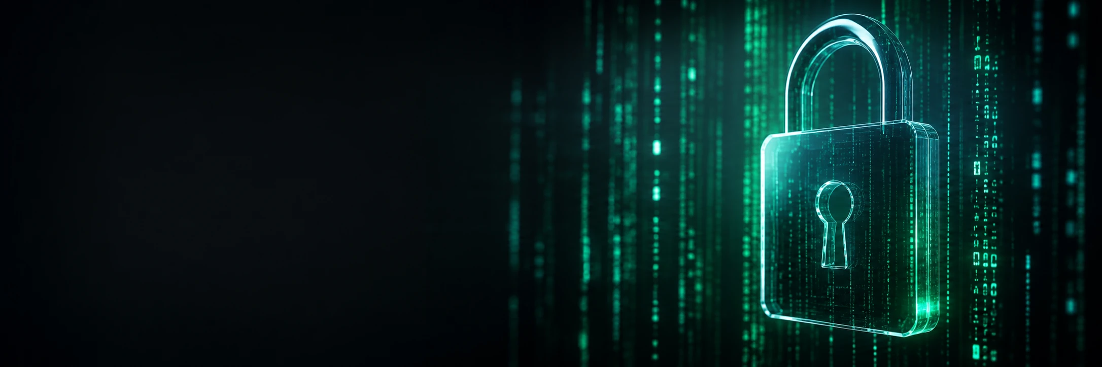 Cyber-Security Hardened Code LinkedIn cover photo for software development and advanced architecture