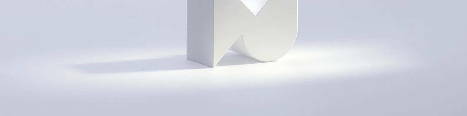 Abstract Letter N Art