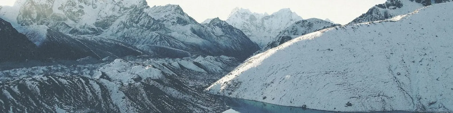 Frosty Peak Panorama Image