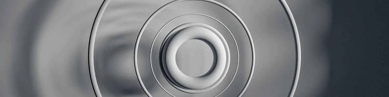 Minimalist White Bullseye