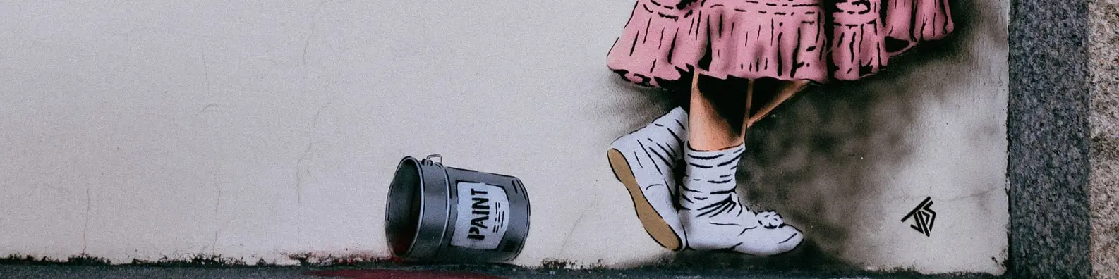 She Spilled Paint Photo