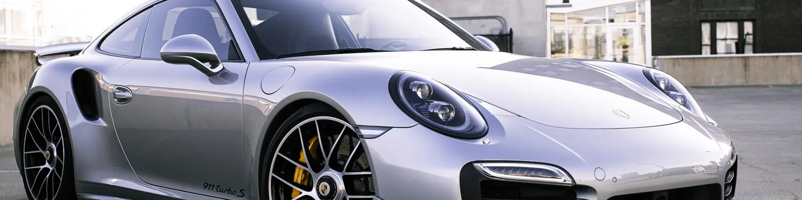 Sleek Silver Sportscar