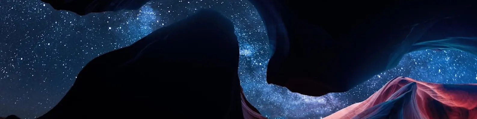 blue and red abstract Cover