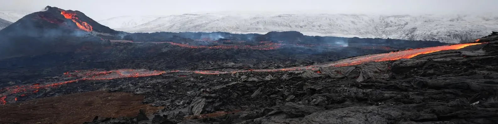 Lava Melting the Rocks