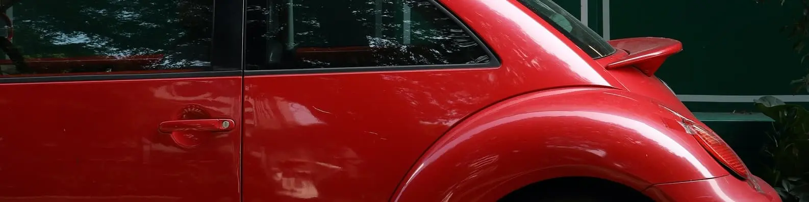 Red Compact Car - Stylish Mini Vehicle