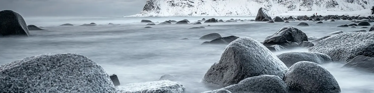 Storm Washed Rocky Coast Photo