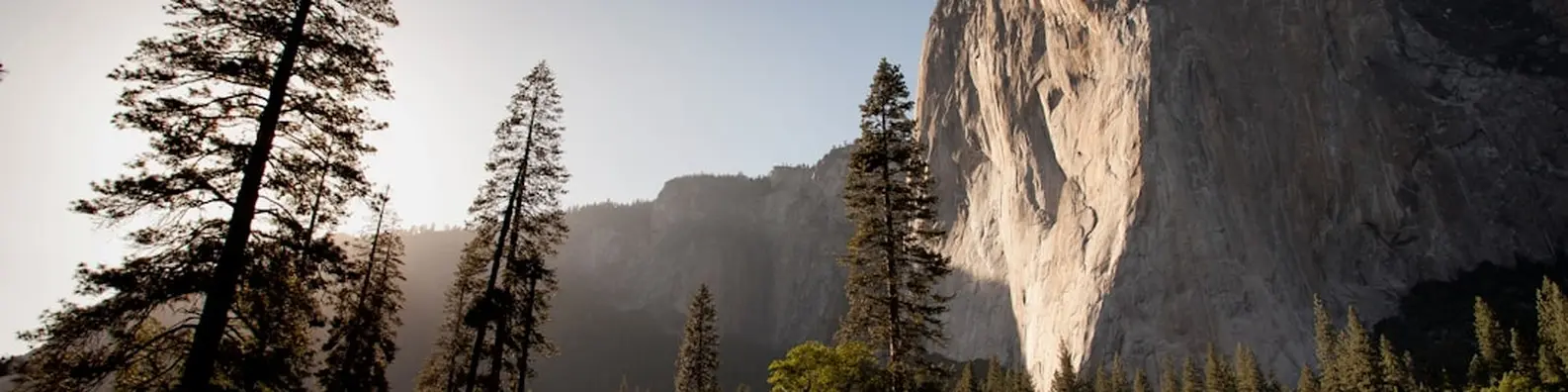 sunny El Capitan mountain vista
